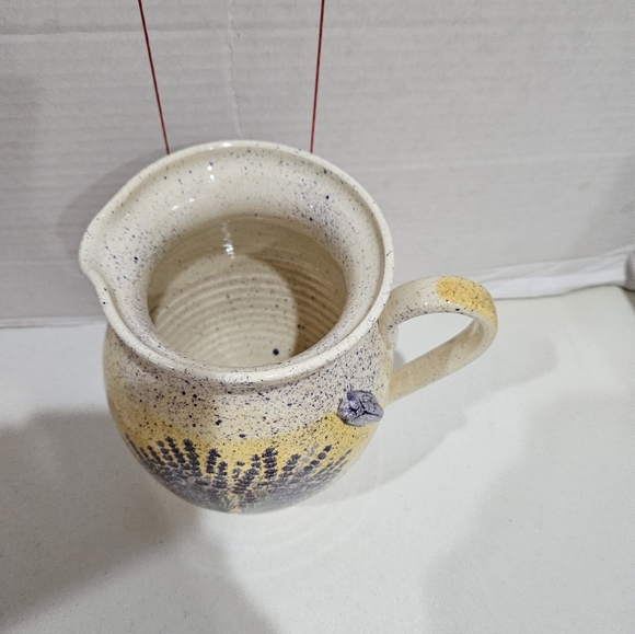 French Aegitna Vallauris Provencal Style Pitcher - Picture 3 of 6